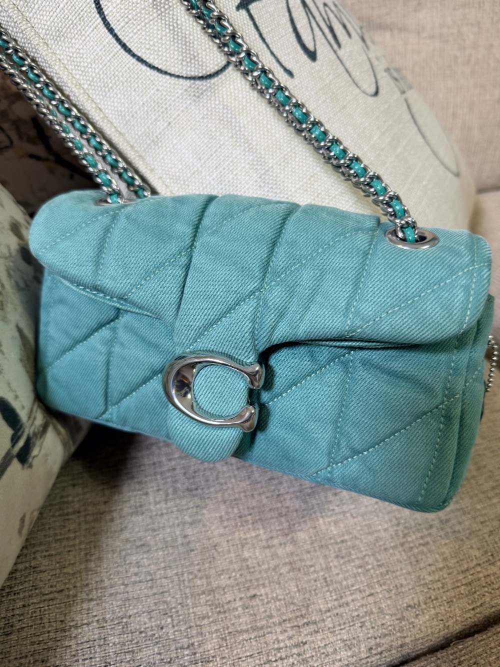 Coach Denim Tabby 20